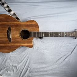 Luna Gypsy Grand Concert Acoustic Electric Guitar