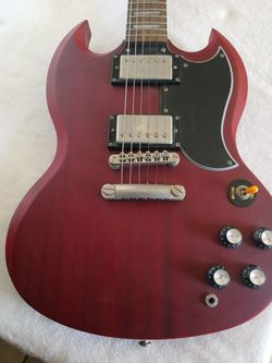 Epiphone SG G-400 Electric Guitar – Worn Cherry – Grover Tuners