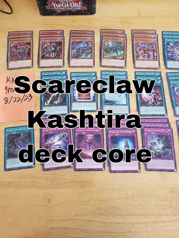 Yugioh Scareclaw Kashtira Deck Core 48 Cards