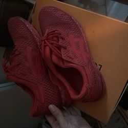 Red ASICS Used Size 11