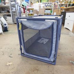 Sport Pet Designs Portable Folding Dog Kennel Holder in Gray - Large
