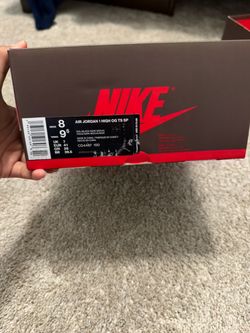 Air Jordan 1 High og Ts Sp SIZE 8