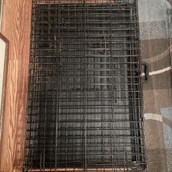 Large Folding Wire Dog Crate