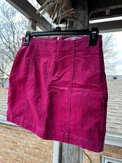 Hot pink skirt