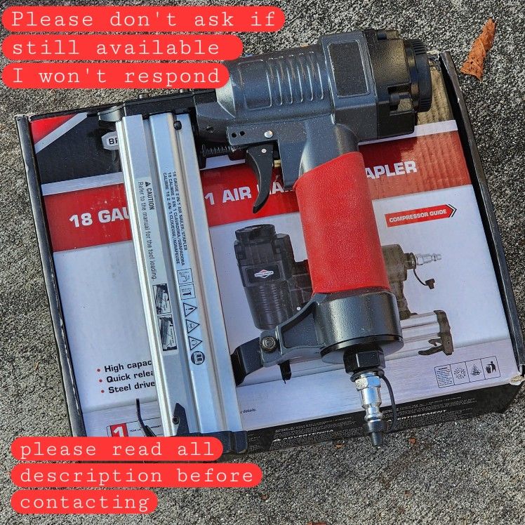 Briggs & Stratton 18 Gauge 2 in 1 Nailer & Stapler (Pneumatic)