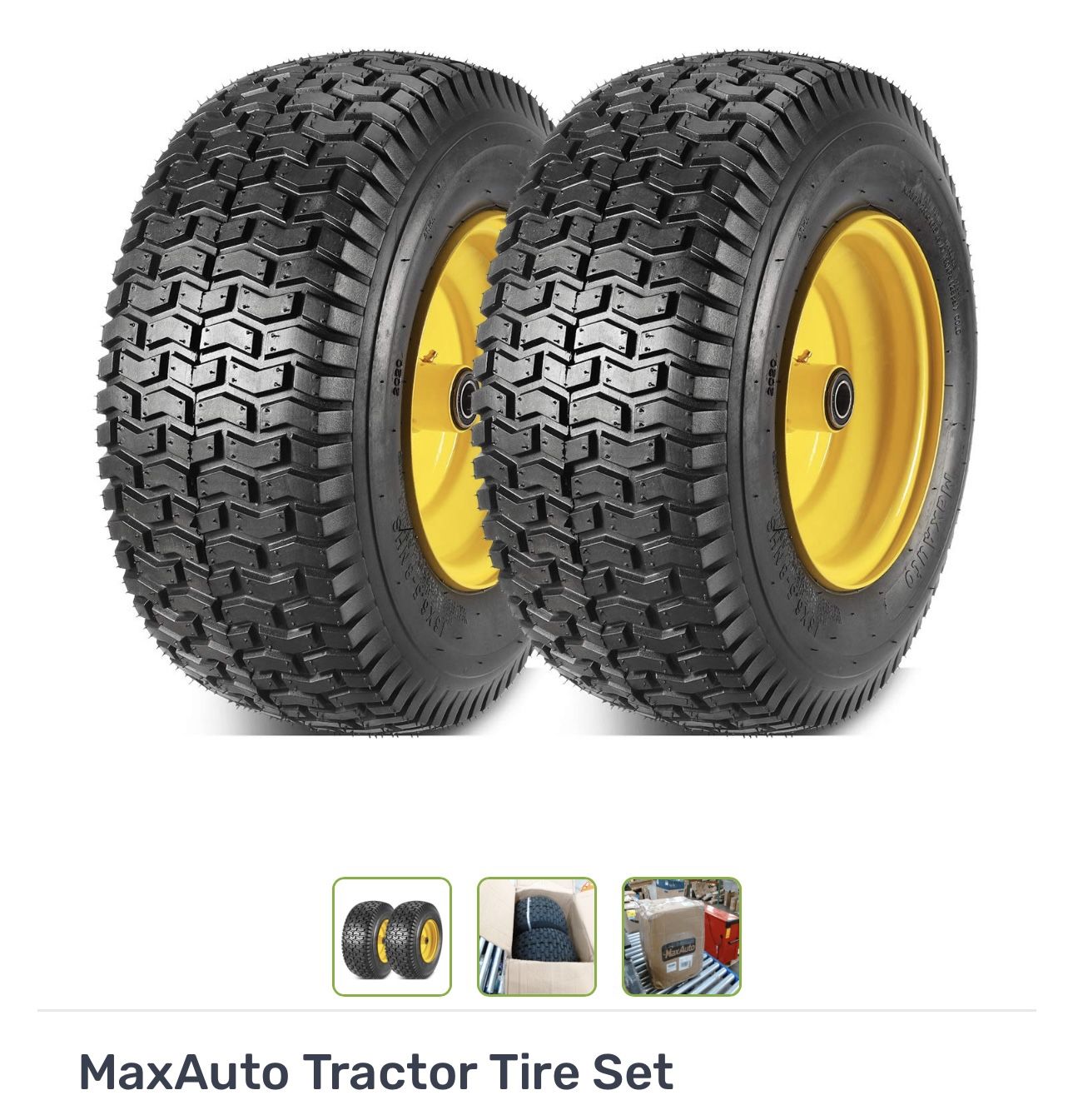 MaxAuto Tractor Tire Set