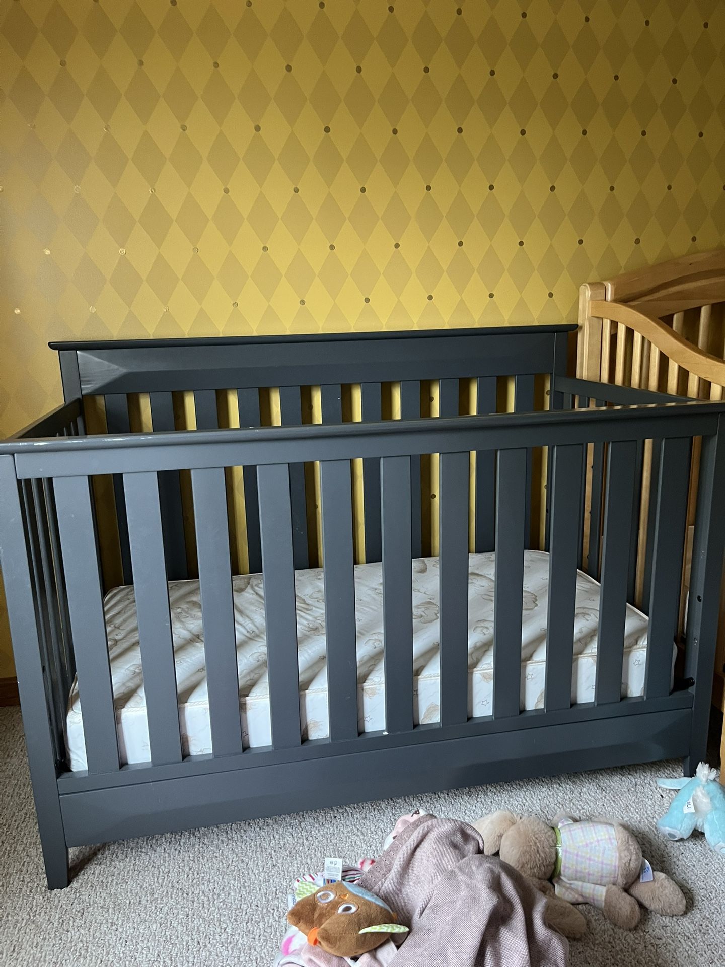 Gray Crib