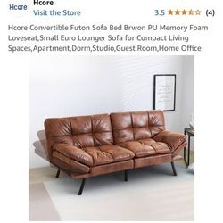 English Brown Futon