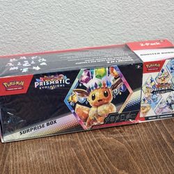 Pokemon Prismatic Evolutions Surprise Box & Booster Bundle Sam’s Club