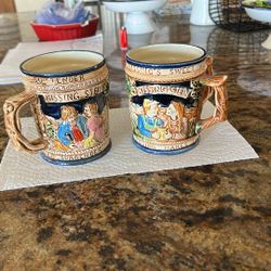 Kissing Steins Pair