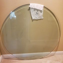 Round Glass Table Top 56"