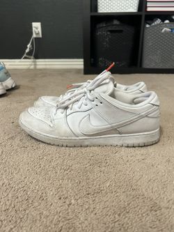 Triple White Sb Dunks Size 13