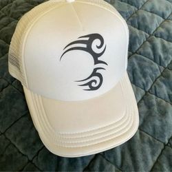 Mike Tyson - TATTOO TRUCKER WHITE WITH BLACK LOGO

