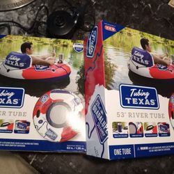 2 HEB 53" River Tubes + Ozark Trail Electric Pump 