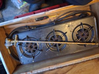 3 burner propane stove.