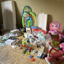 Moving Sale Full Size Bed And Chairs, Baby Crib, End Tables And More  