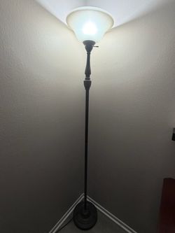 Modern corner lamp with smart light - Connects w/ Alexa