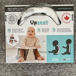 Upseat Ergonomic Baby Floor & Booster Seat (Coconut) - BNIB