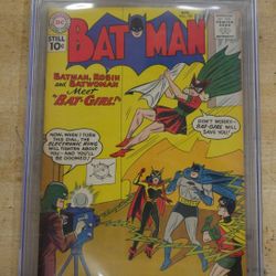 BATMAN  #139 (1961) CGC 6.0 OFF White Pages RARE 1ST APP THE ORIGINAL BATGIRL  