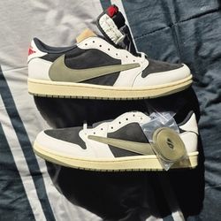 Jordan 1 Low Retro Travis Scott Olive 