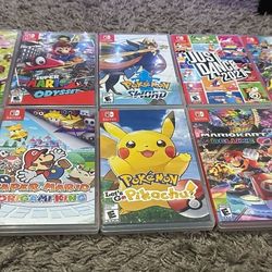 nintendo switch + games