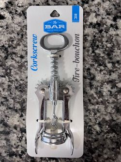 The Bar Winged Corkscrew Tire-Bouchon Kitchen Bar Tool
