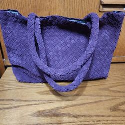Burgundy Mini Elena Milaner Leather Bag