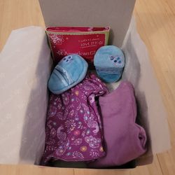 My American Girl Doll Pajamas 18" NEW RETIRED Purple Peacock PJ’S

