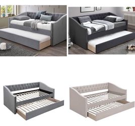Daybed twin and twin not including mattress
