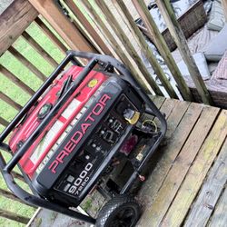 PREDATOR 9000 Watt Gas-Powered Portable Generator with CO SECURE Technology, EPA
