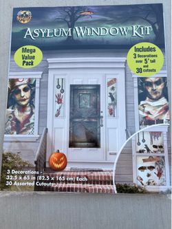 Halloween spirit window posters