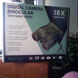 Digital Camera Binoculars With Night Vision.