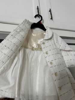 BABYGIRL DRESS OUTFIT W/ COAT