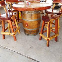 Tall RUSTIC DINNING TABLES 