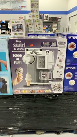 Ninja Swirl by CREAMi Soft Serve Ice Cream Maker. $150