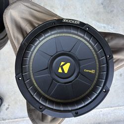 One Kicker 10" Subwoofer 