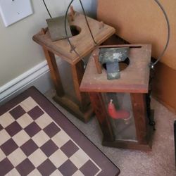 Old Candle Lanterns (2/Set) $5/Both
