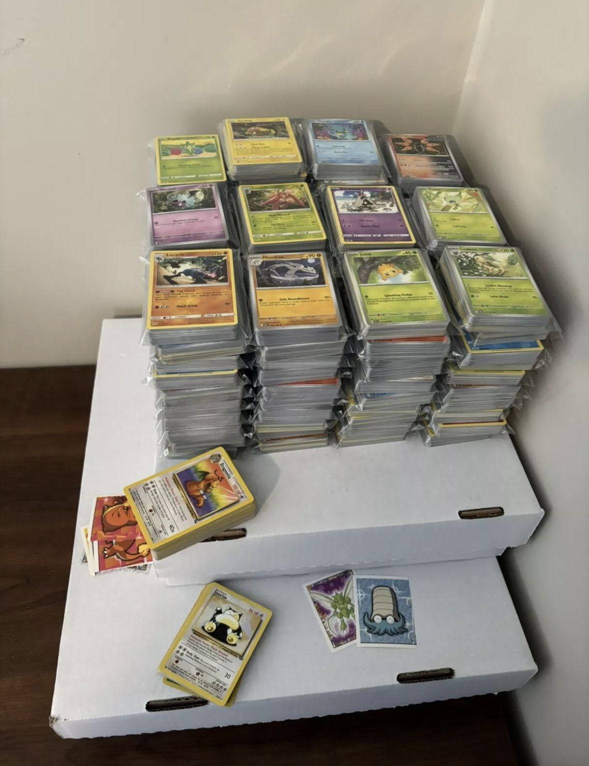 Lot Of 500 Pokemon Cards + Holos And Rares