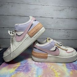 Nike AF1 Air Force 1 Shadow AF1 Sail Pink Orange Chalk Women's sz 8.5