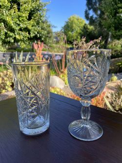 Cut Glass Water Glasses