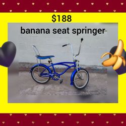 🍌 BANANA SEAT SPRINGER HI'RISE BIKE MICARGI