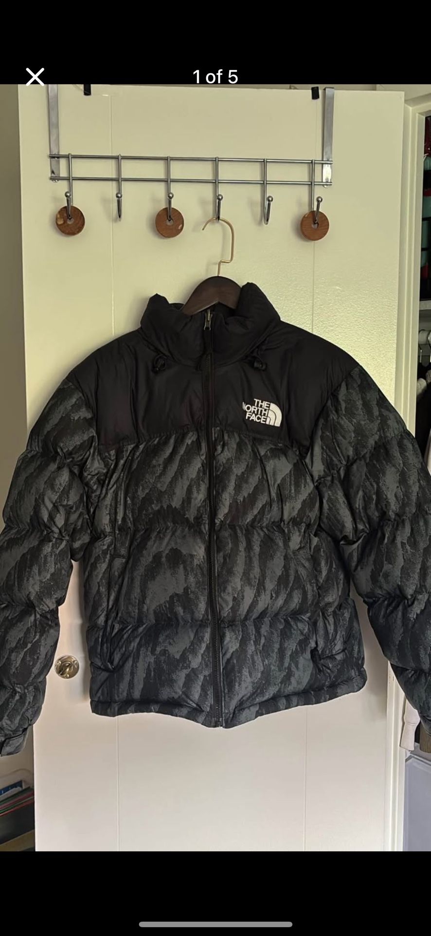 The North Face 1996 Printed Retro Nuptse 700 Fill Packable Jacket