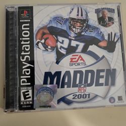 Madden NFL 2001 PS1 Game
