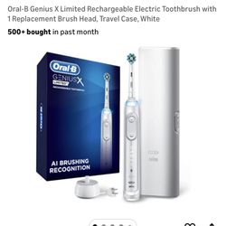 Oral B Genius X With AI White Toothbrush