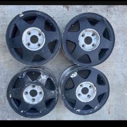 4 — 15x5.5 4x4.5 4x114.3 Stock Honda Accord Versa Lancer  Enkei Wheels Rims Alloy!!!!