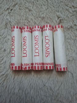 5 Rolls of 2013 Pennies – Clean / Mint Condition Ends  $20 OBO