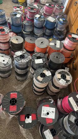 #12 THHN THWN-2 Copper Wire 500ft, 12 AWG, Building Wire, Electrical Wire, Solid Copper, Black, White, Green, Red, Blue, Orange, Yellow, Brown, NEC, C