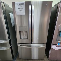 GE 25.6CF FRENCH REFRIGERATOR 1599! 1 YEAR MANUFACTURERS WARRANTY INCLUDED!