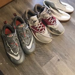 Size 13 Mens Basketball Shoes And Womens Vans Size 7.5
