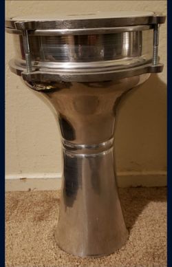 MEINL  ALUMINUM  DARBUKA  DRUM 6 1/2" X 12 3/4"